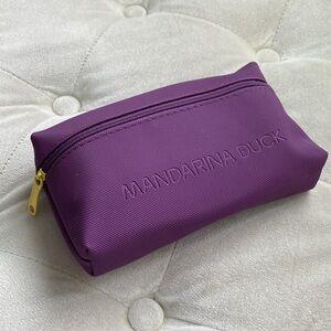 Mandarina Duck Travel size make up case, purple, NEW, stocking stuffer